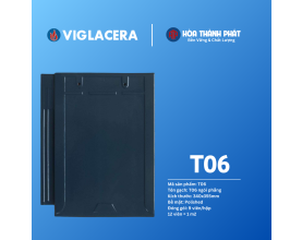 Ngói phẳng tráng men Viglacera T06