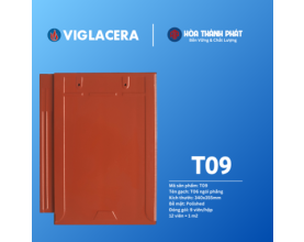 Ngói phẳng tráng men Viglacera T09