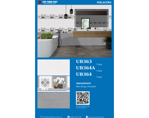 Gạch 30x60 Viglacera UB363