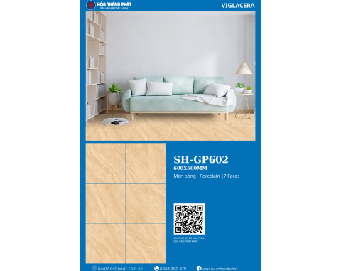 Gạch lát nền 60x60 Viglacera GP602