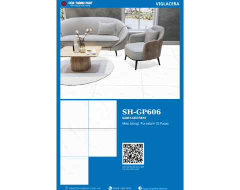 Gạch lát nền 60x60 Viglacera GP606