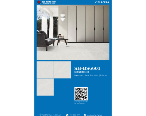 Gạch lát nền 60x60 Viglacera SH-BS6601
