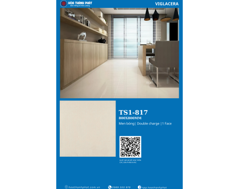 Gạch lát nền 80x80 Viglacera TS1-817