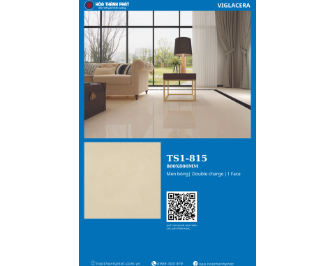 Gạch lát nền 80x80 Viglacera TS1-815